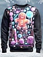 cheap Men&#039;s Ugly Sweaters-Snowflake Gingerbread Rock Men&#039;s Print Knitting Pullover Sweater Jumper Knitwear Outdoor Daily Vacation Long Sleeve Crewneck Sweaters No Led Black Army Green Blue Fall Winter S M L Sweaters