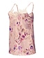 cheap Tank Tops &amp; Camis-Women&#039;s Lace Shirt Tank Top Floral Lace Print Casual Holiday Fashion Sleeveless V Neck Pink Summer