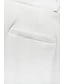 cheap Dress Pants-Men&#039;s Dress Pants Trousers Suit Pants Waffle Pants Front Pocket Straight Leg Plain Comfort Business Daily Holiday Fashion Chic &amp; Modern Black White Stretchy
