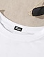levne Dámská trička-Dámské Tričko 100% bavlna Vážka Tisk Ležérní Víkend Módní Základní Krátký rukáv Tričkový Bílá Léto