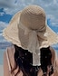 cheap Women&#039;s Hats-1 pcs Summer Handmade Crochet Lace Straw Hat For Women With Wide Brim Foldable Beach Hat