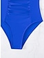 voordelige Eendelige badpakken-Dames Normaal Zwemkleding Een stukje Zwempak Uitknippen Effen Strand Kleding Vakantie Badpakken