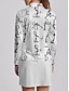 abordables Collection de créateurs-Femme T-shirt POLO Blanche manche longue Protection Solaire Top Automne Hiver Vêtements de golf pour femmes, tenues, vêtements