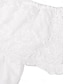 abordables vestidos sencillos-Mujer Vestido blanco vestido largo vestido largo con manga Cita Vacaciones Maxi Línea A Hombros Caídos Media Manga Blanco Color
