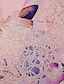 ieftine Bluze &amp; Camisole Damă-Pentru femei Cămașă din dantelă Bluză Floral Dantelă Imprimeu Casual Concediu Modă Fără manșon În V Roz Îmbujorat Vară