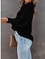 abordables Tops básicos de mujer-Camisa Blusa Mujer Negro Blanco Rosa Color sólido Botón Calle Diario Moda Cuello Camisero S