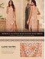 abordables robe décontractée imprimée-robe longue boho marocaine en satin