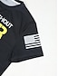 billige 3d-t-skjorte for menn-Herre T skjorte Grafisk Bokstaver Crew-hals A B C D E 3D-utskrift utendørs Avslappet Kortermet Trykt mønster Klær Årgang Mote Klassisk Bekvem