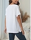 abordables Blusas y camisas de mujer-Mujer Camisa Blusa Floral Botón Estampado Casual Festivos Moda Manga Corta Escote Redondo Blanco Verano
