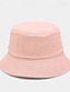 Χαμηλού Κόστους Bucket Καπέλο-Γυναικεία Καπέλο Τύπου bucket Καπέλο ηλίου Φορητό Αντιηλιακή Προστασία ΕΞΩΤΕΡΙΚΟΥ ΧΩΡΟΥ Δρόμος Καθημερινά Αγνό Χρώμα Μονόχρωμες