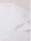 levne obyčejné šaty-Dámské Bílé šaty Mini šaty Bavlna Tlačítko Dovolená Plážové Základní Košilový límec 3/4 délka rukávu Černá Bílá Žlutá Barva