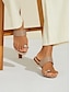cheap Women&#039;s Slippers &amp; Flip-Flops-Women&#039;s Sandals Slippers Bling Bling Boho Beach Rhinestone Flat Heel PU Black Gold Green