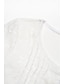levne obyčejné šaty-Dámské Bavlněné plátěné šaty Volnočasové šaty Midi šaty Bavlna Na běžné nošení Zralý Venkovní Denní Dovolená Do V Nabírané šaty Kapsy Poloviční rukáv Léto Jaro Podzim 2023 Volný Bílá Vodní modr