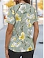 billige T-shirts til kvinde-Dame T-shirt Afslappet Grøn Kortærmet Elegant V-hals Sommer