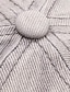 preiswerte Herrenhüte-Herren Cap Basecap Sonnenhut Kappe Schwarz Weiß 100% Baumwolle Modisch Brautkleider schlicht Strasse Täglich Glatt Einstellbar Sonnenschutz Atmungsaktiv