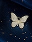abordables Broches-Mujer Broche Retro Mariposa Elegante Animales Lujo Diseño Único Broche Joyas Plata Dorado Para Fiesta Diario Festivos Cita Playa