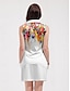 billiga Designerkollektion-Dam Vandringspolotröja Orange Ärmlös Solskydd Överdelar Golfkläder för damer Kläder Outfits Bär kläder