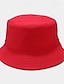 levne Bavlněné klobouky-Dámské Čepice Kbelík Sluneční klobouk Přenosný Ochrana proti slunci Venkovní ulice Denní Čistá barva Čistá barva