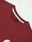 Χαμηλού Κόστους Γραφικά πουκάμισο ανδρών-Νεκροκεφαλές Γραφικά Σχέδια Μαύρο Κρασί Βαθυγάλαζο Μπλουζάκι Casual στυλ Ανδρικά Γραφικός Μείγμα Βαμβακιού Πουκάμισο Βασικό Σύγχρονη Σύγχρονη Πουκάμισο Κοντομάνικο Άνετο μπλουζάκι Δρόμος Διακοπές