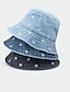 cheap Bucket Hat-Women&#039;s Hat Bucket Hat Sun Hat Portable Sun Protection Outdoor Daily Weekend Embroidery Daisy