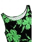 ieftine Bluze &amp; Camisole Damă-Pentru femei Bluză tinute 2 piese Floral Casual Concediu Imprimeu Trifoi Lungime Manșon 3/4 Modă Stil Nautic Primăvară