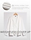 رخيصةأون القمصان والقمصان والبلوزات-سترة نسائية كاجوال من قماش الأيوسل قابلة للتنفس للأشعة فوق البنفسجية مع جيب