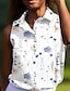 billiga Designerkollektion-Dam Vandringspolotröja golfkläder Mörkrosa Vit Rosa Ärmlös Solskydd Lättvikt Väst Överdelar Golfkläder för damer Kläder Outfits Bär kläder