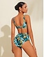 ieftine costume de baie de designer-Costum de baie bikini cu imprimeu floral
