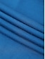 abordables Tops Basiques pour femmes-Femme Chemisier 100% Coton Plein Casual Plissé Bleu manche longue du quotidien basique Néon et lumineux Col Carré Eté Printemps