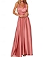 Χαμηλού Κόστους Πάρτι Φορέματα-Γυναικεία Φόρεμα για πάρτυ Βαθύ V Αμάνικο Κομψό Ροζ Ανοικτό Ανθισμένο Ροζ