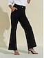 Недорогие женские брюки-универсальные брюки полной длины с широкими штанинами