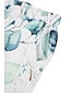 preiswerte Grafik-Unterteile-Damen Leinenhose Schlabberhose Leinen Baumwoll Mischung Spitze Seitentaschen Bedruckt In voller Länge Weiß Sommer