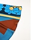 olcso Jumpsuits-szatén virágos kontraszt színű jumpsuit