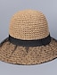 billiga Damhattar-handgjord vikbar stråhatt som andas lätt med bred brätte semester strand solskydd strandhattar sommar kvinnor