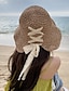 cheap Straw Hat-Fashion Handmade Straw Hat Women&#039;s Sun Shade Large Brim Spring Summer Travel Beach Vacation Versatile Outdoor Sun Hat