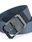 abordables Cinturones de hombre-Hombre Cinturón cinturón de nailon Cinturón de Cintura Negro Rojo Aleación de zinc Nailon Duradero Ajustable Plano Exterior Diario
