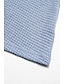 abordables Tops Basiques pour femmes-T shirt Tee Femme bleu marine Bleu Beige Couleur unie / unie Maille Patchwork Soirée du quotidien Mode Col Rond Standard S