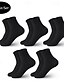 abordables chaussettes pour hommes-Homme Paquet de 5 Paquets multiples Chaussettes Chaussette Chaussettes de Course Chaussettes décontractées Noir Blanche Couleur Plein Sport &amp; Loisir Casual du quotidien Basique Moyen Printemps Automne