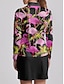 billiga Kvinnors golfkläder-Dam Vandringspolotröja Mörkrosa Långärmad Solskydd Överdelar Flamingo Höst Vinter Golfkläder för damer Kläder Outfits Bär kläder