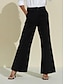 cheap Women&#039;s Pants-Wide Leg Versatile Full Length Pants