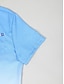 abordables camisas hawaianas de solapa para hombre-Degradado Casual Hombre Camisa Exterior Calle Casual Diario Verano Cuello Vuelto Manga Corta Amarillo Rosa Azul S M L Camisa
