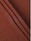 billige Linskjorte i bomull-Herre linskjorte Uformell skjorte Sommerskjorte Strandskjorte Hvit Blå Brun Langermet عادي V-hals Vår sommer Avslappet Daglig Klær