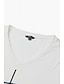abordables Camisetas de mujer-Mujer Camiseta Negro Blanco Gris Graphic Letra Estampado Manga Corta Diario Fin de semana Diario Básico Casual Escote en Pico Regular S