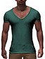 ieftine Tricouri casual pentru bărbați-Bărbați Tricou Tricouri Simplu Rotund Fitness Sală de Fitness Manșon scurt Îmbrăcăminte Șic Stradă Îmbrăcăminte sportivă Birou De Bază