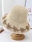 preiswerte Damen Hüte-Sommer Outdoor Urlaub Strand bequem gehäkelt Eimer Hut handgemachte Sonne Strohhut für Frauen Mädchen