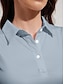 cheap Women&#039;s Golf Clothing-Women&#039;s Golf Polo Shirt Long Sleeve Sun Protection Top Ladies Golf Attire