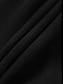 voordelige Boho-jurken-Dames Geborduurd Zwarte jurk Mini-jurk Katoen Klassiek Boho Bloemig Strakke ronde hals Lange mouw Dagelijks Zomer Lente Zwart