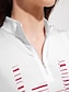abordables Colección de diseñador-Mujer Camisas de polo Violeta Negro Rosa Manga Larga Protección Solar Camiseta Otoño Invierno Ropa de golf para damas Ropa Trajes Ropa Ropa