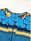 economico Jumpsuits-tuta in raso floreale a contrasto di colore