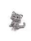 tanie Broszka-Damskie Broszki Klasyczny Kot Zwierzęta Elegancki Broszka Biżuteria Srebrny Na Codzienny Randka